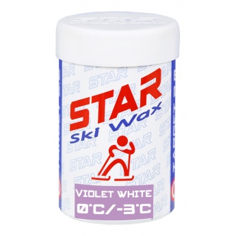 Star Ski Wax Stick violet white 45g