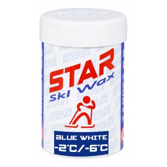 Star Ski Wax Stick blue white 45g