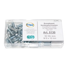 Screw Set for Snowboard M6 x 20mm 50 pcs