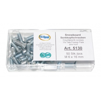 Kunzmann Screw Set for Snowboard M6...