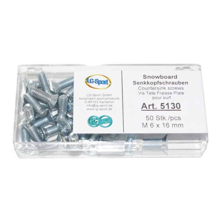 Screw Set for Snowboard M6 x 20mm 50 pcs