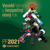 Krásné a klidné prožití Vánoc 🎄 a šťastný nový rok 🍾 Vám přeje team HATCHEY